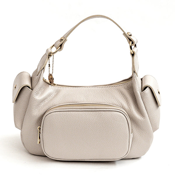VANIA - Bag with leather pockets