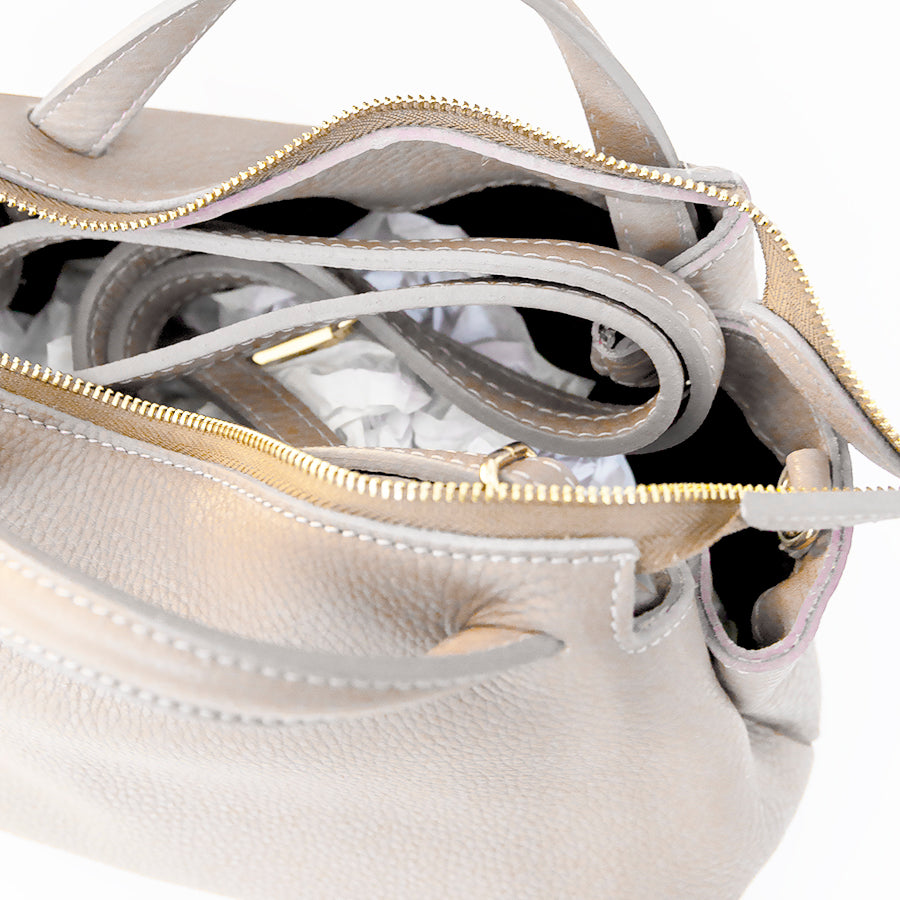 EMMA - Milk Leather Handbag