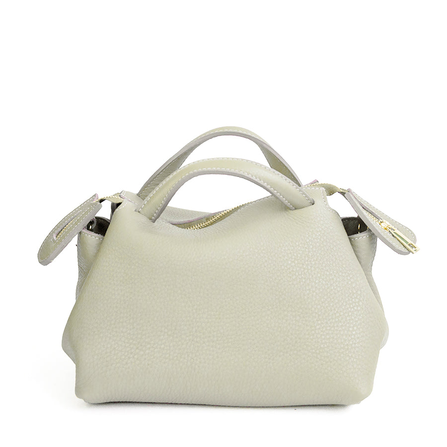 EMMA - Borsa a mano in pelle lime chiaro