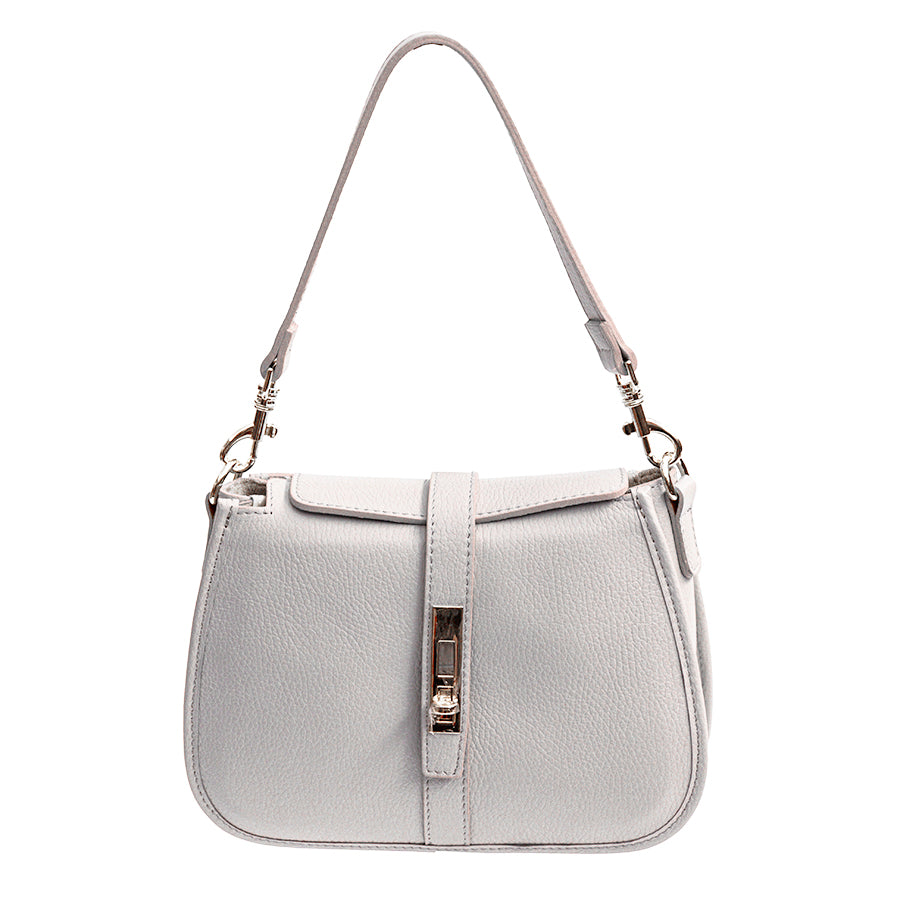 MIRANDA - White Leather Postina