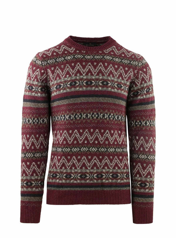 FAIR ISLE JACQUARD CREW NECK