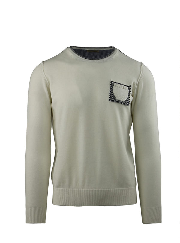 CREW NECK WITH POCKET