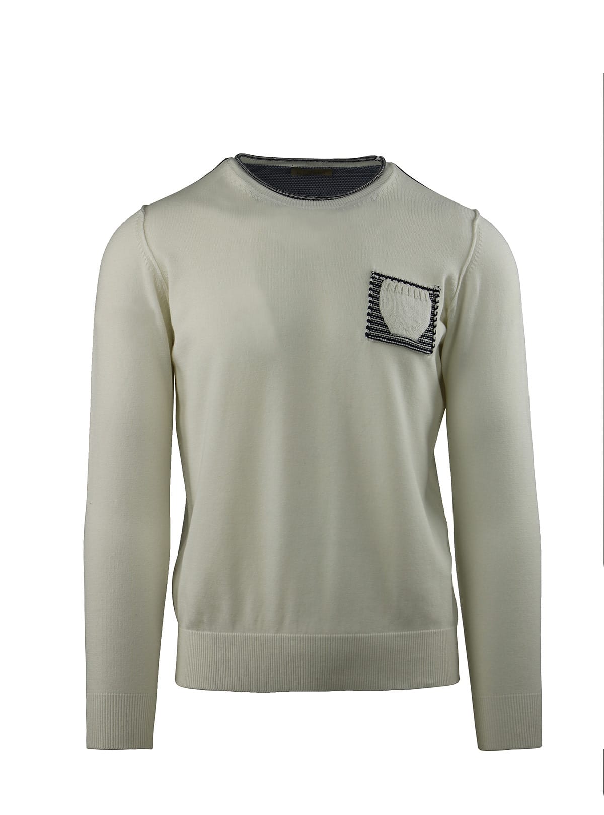 MAGLIA A COLLO ALTO CON TASCA