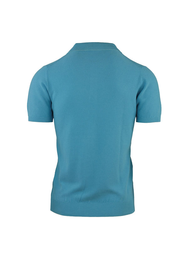 SHORT SLEEVE RICE STITCH POLO