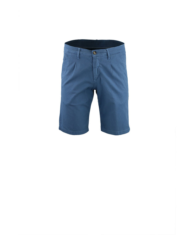 BERMUDA WITH MICRO-OPERATED TEXTURE FABRIC