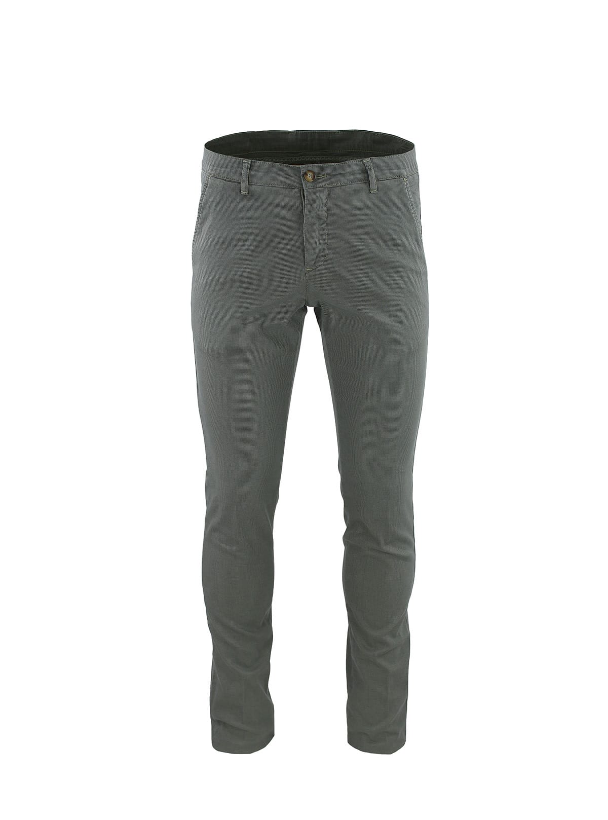 TROUSERS WITH BICOLORED FABRIC