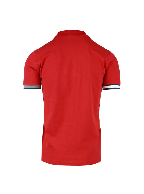 SHORT SLEEVE PIQUET POLO WITH CONTRAST EDGES