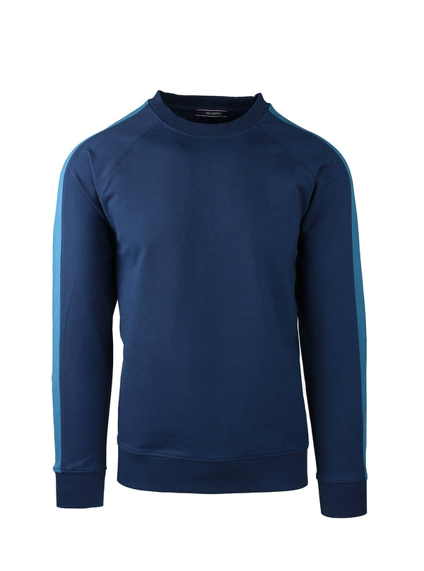 FELPA CON COLLO A RONDO E MANICHE RAGLAN