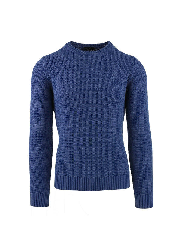 BROKEN RIBBED CREW NECK DELAVÉ