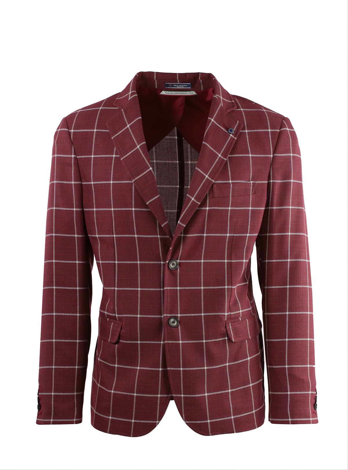 CHECKED LINEN JACKET