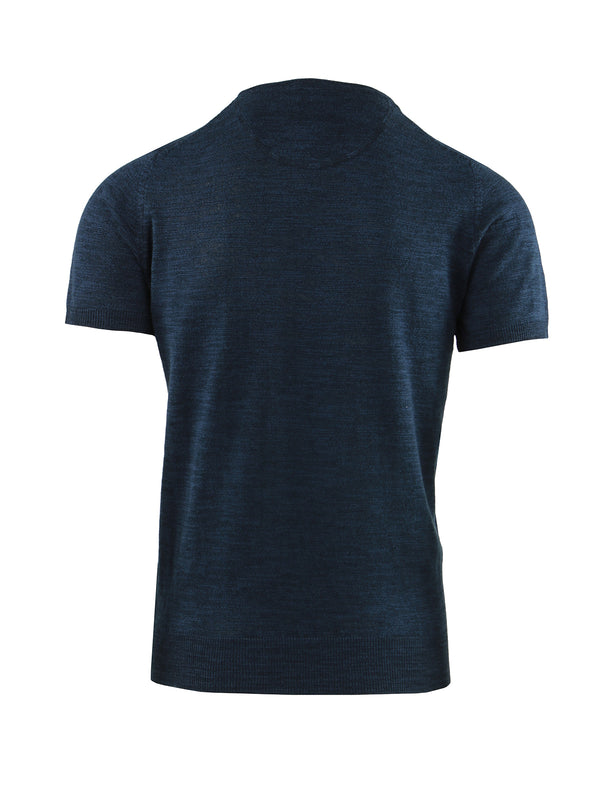 KORTE MOUW CREW NECK MOULINE