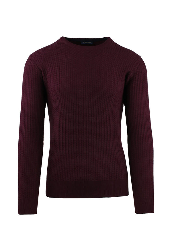 RIBBED CREW NECK