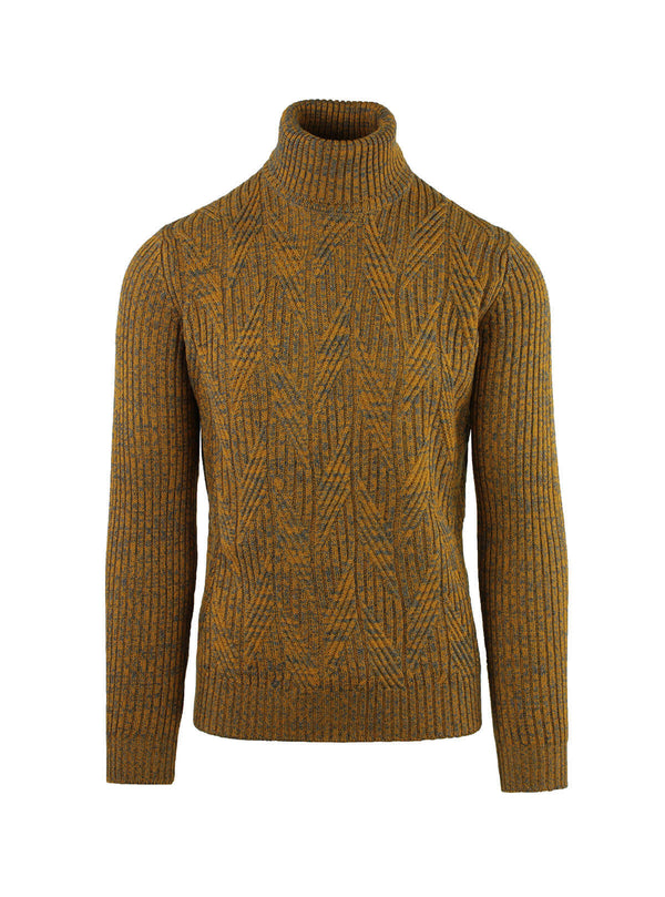 RIBBED TURTLENECK