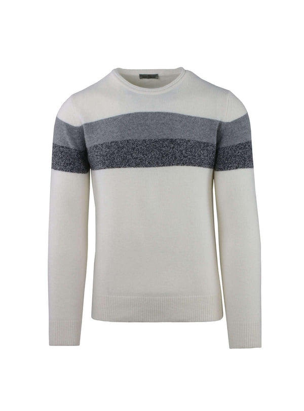STRIPED CREW NECK