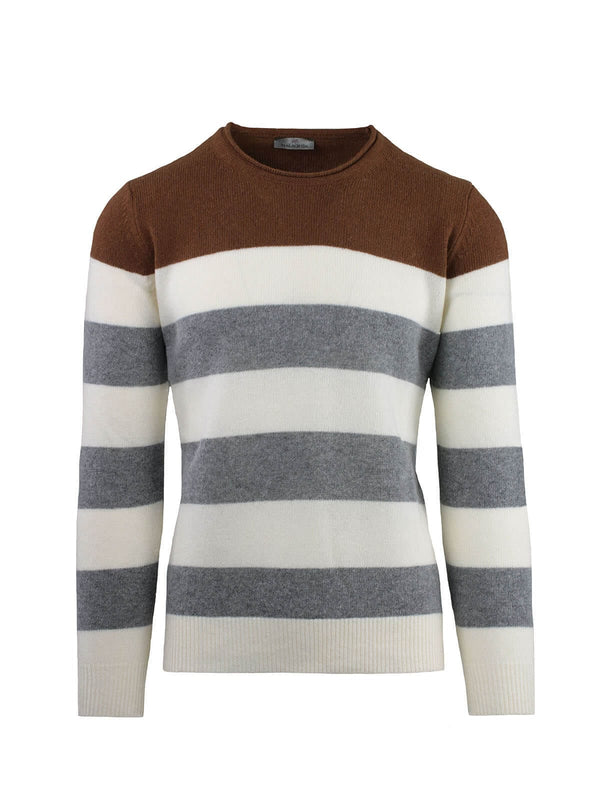 STRIPED CREW NECK