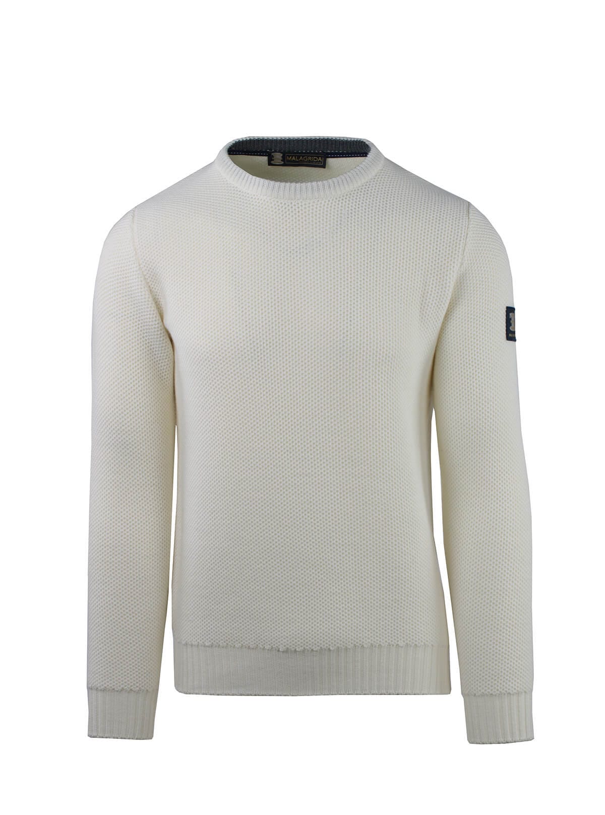 DŽEMPER S OKRUGLIM IZREZOM OD MEDENE KOMBE