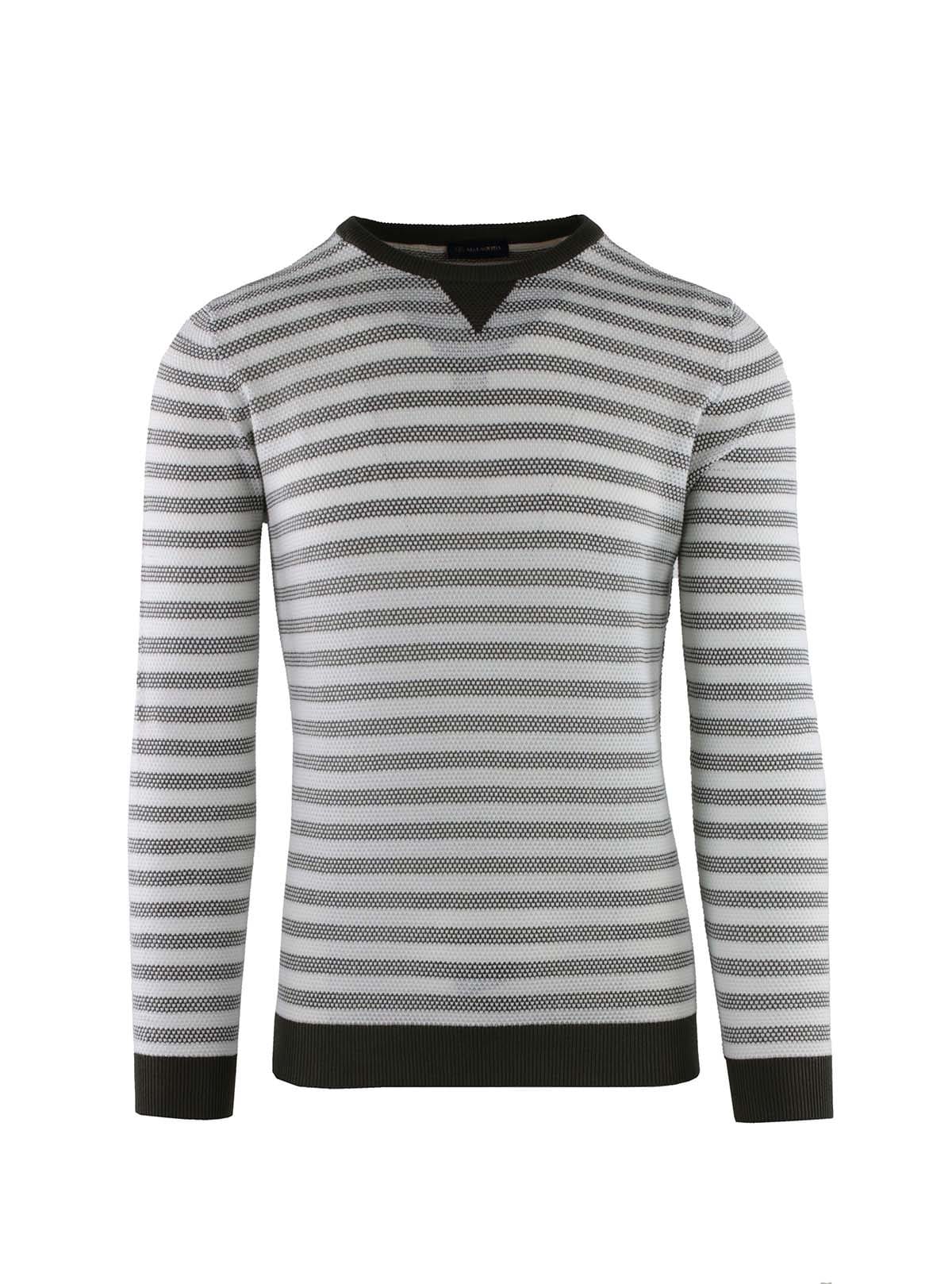 OXFORD STRIPED CREW NECK
