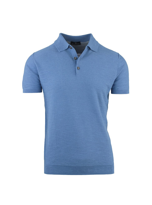POLO IN MAGLIA COTONE LINO