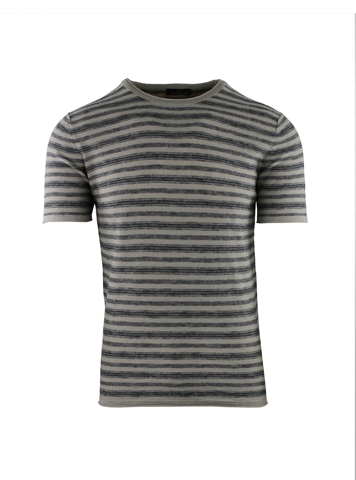 M/M STRIPED CREW NECK