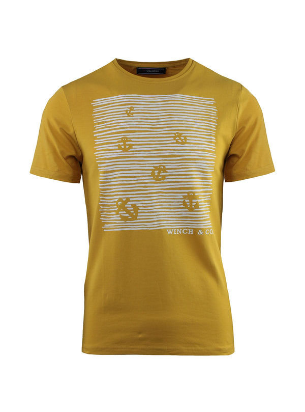 MARINE PRINT T-SHIRT
