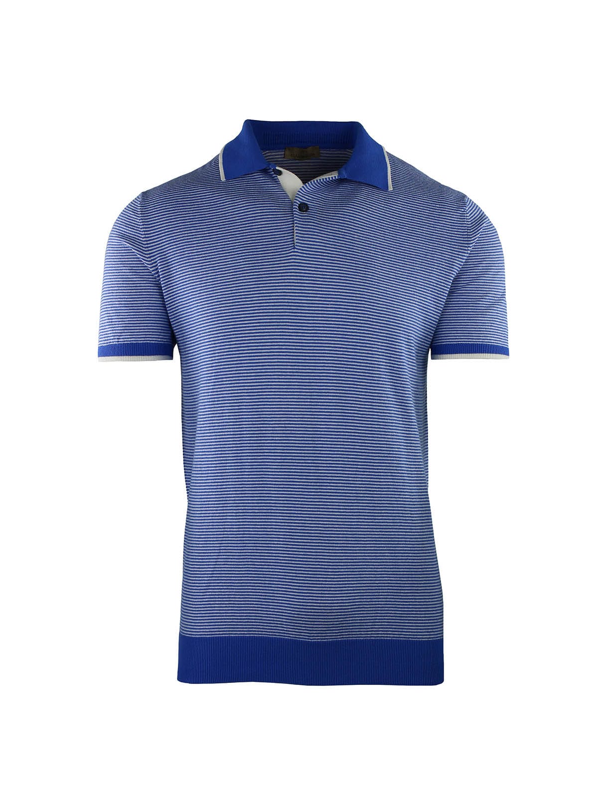 STRIPED SHORT SLEEVE POLO