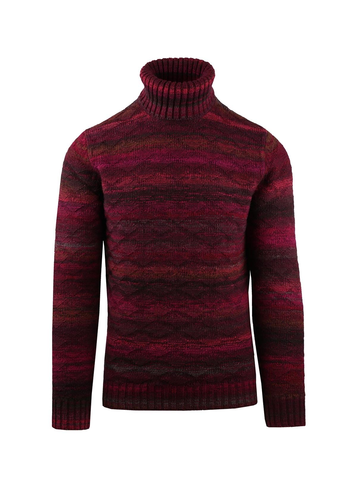 SWEATER WITH DIAMOND PATTERN