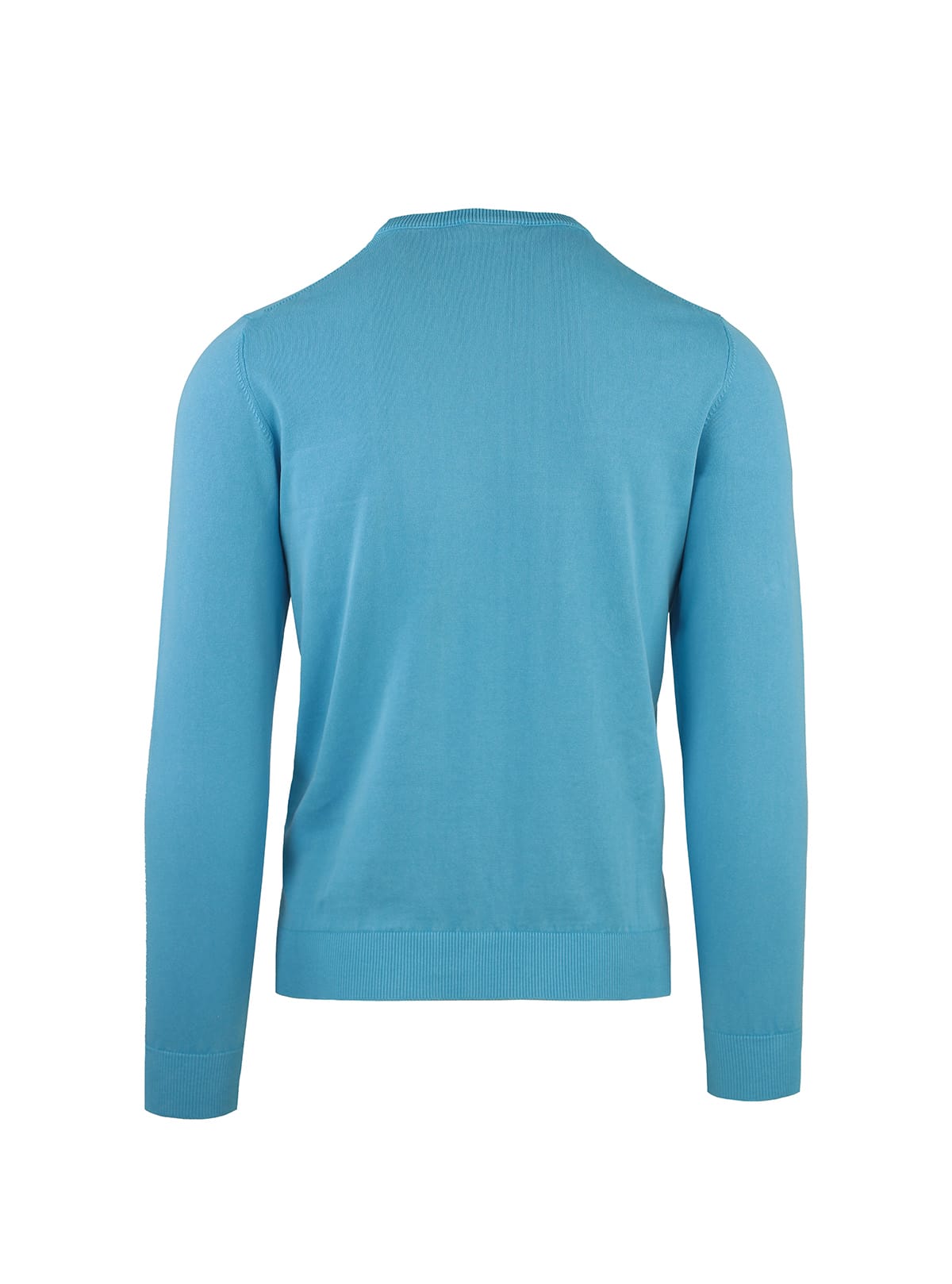 PURE COTTON CREW NECK WITH WASHED EFFECT