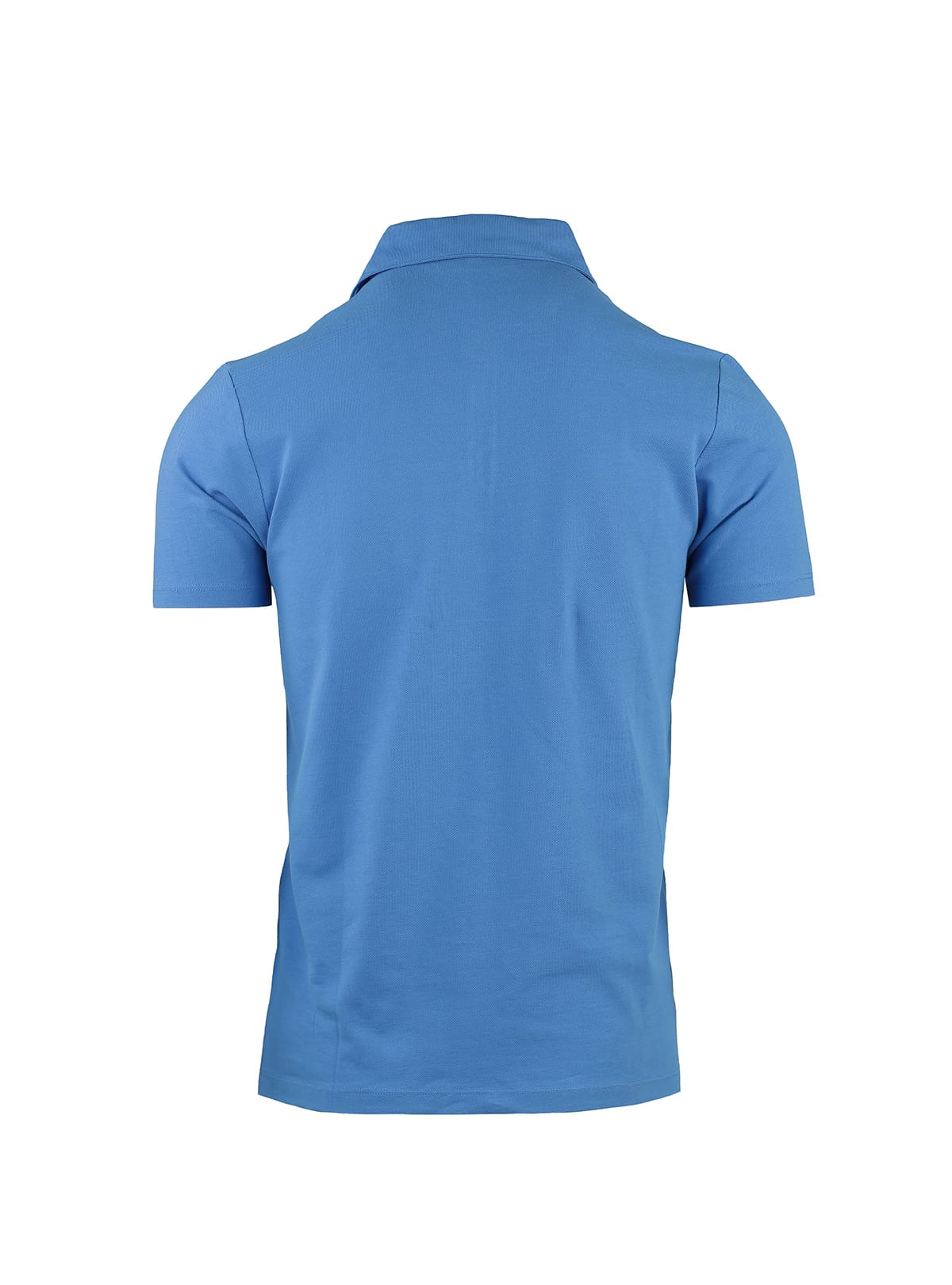 POLO IN PIQUET A MANICHE CORTE CON COLLETTO FRANCESE