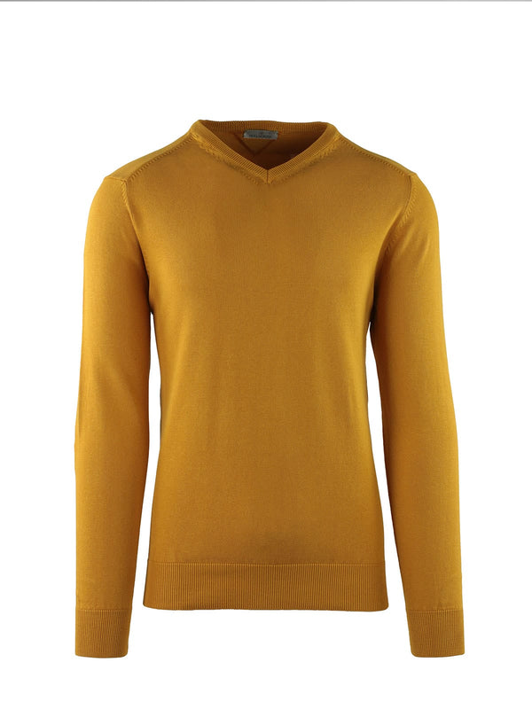 PULLOVER WITH PATCHES STONE WASHED