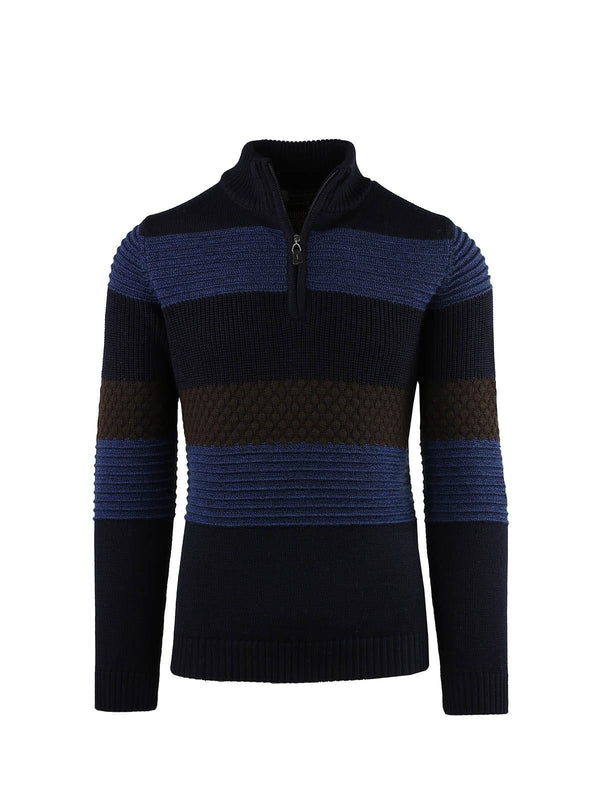 SERAFINO HALF ZIP RELIEF WORK