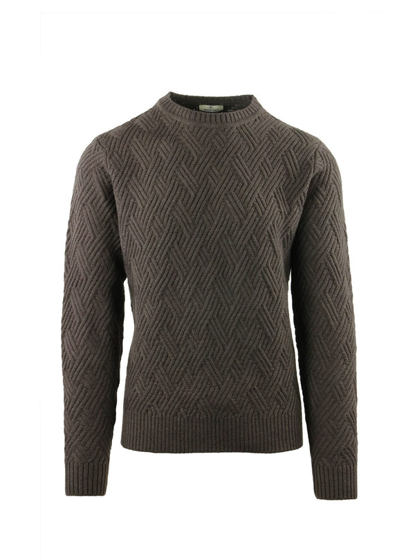 RIBBED CREW NECK