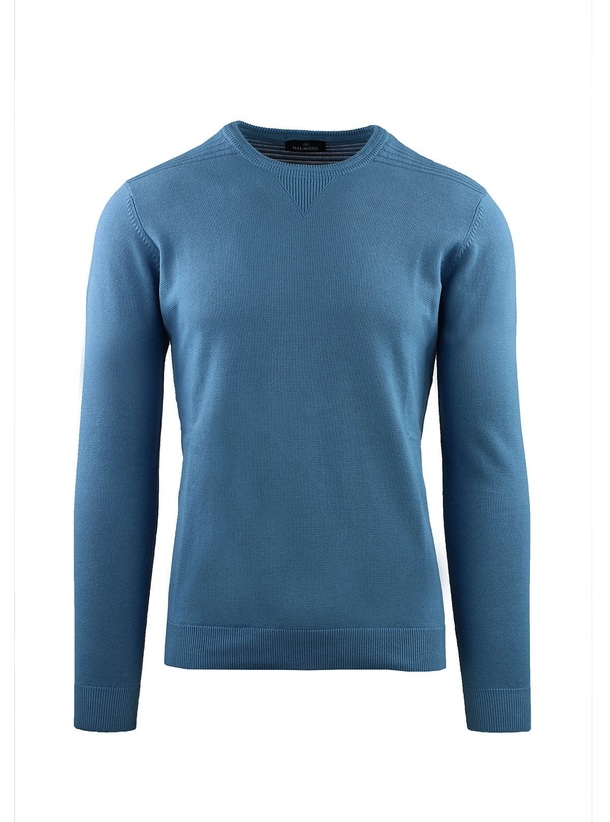 CREW NECK WITH RIBBED STRAPS