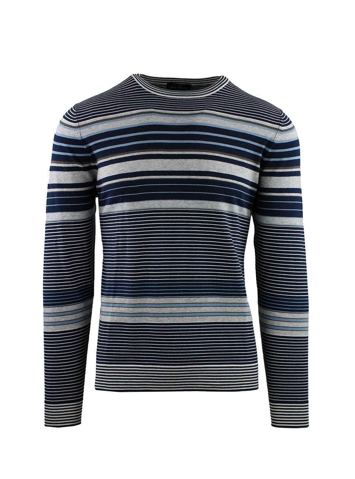STRIPED CREW NECK