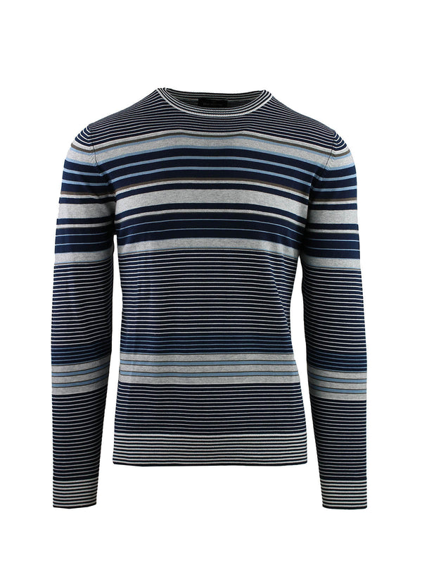 STRIPED CREW NECK