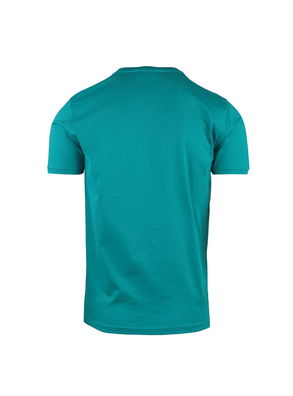 MERCEIZED COTTON SHORT SLEEVE CREW NECK