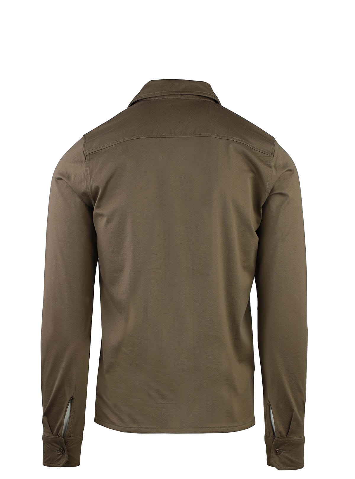 LONG SLEEVE SHIRT IN MERCERIZED COTTON