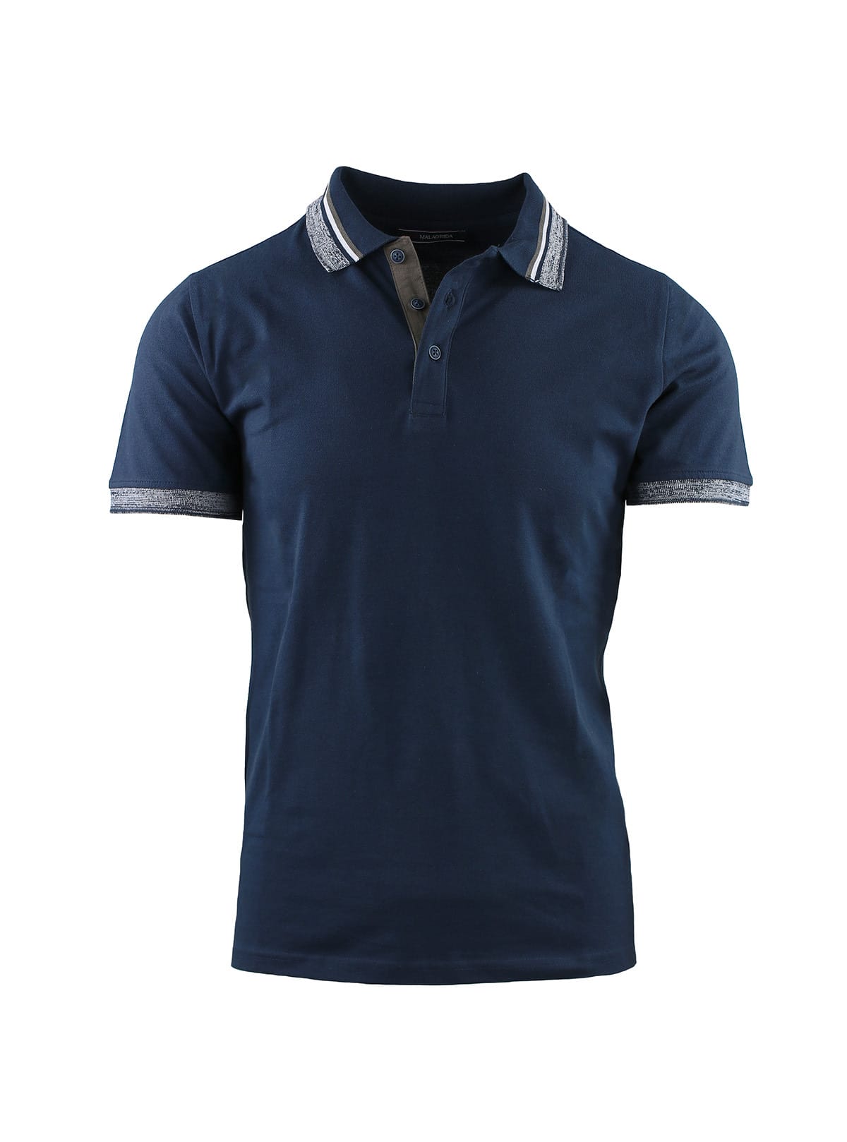 POLO WITH MOULINÉ TRIMMINGS