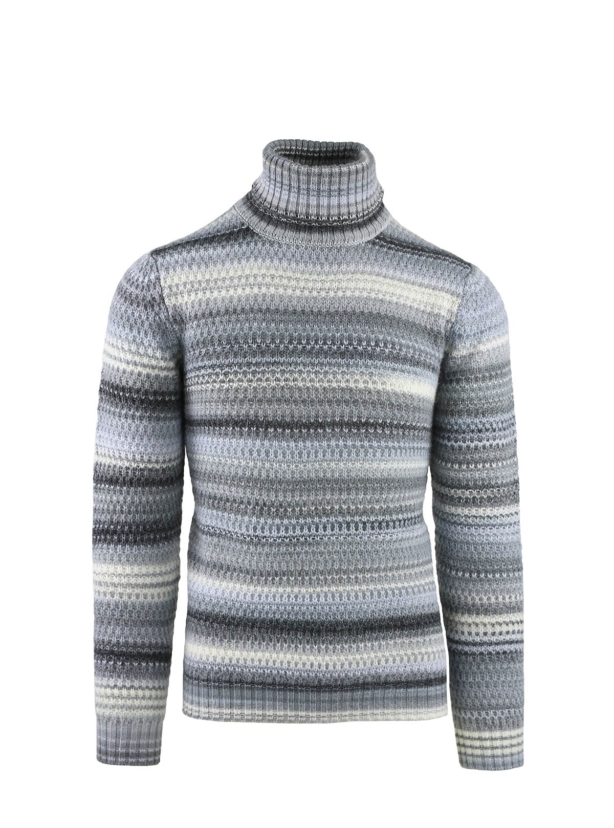 SWEATER WITH CORN WORK AND PRINTED YARN