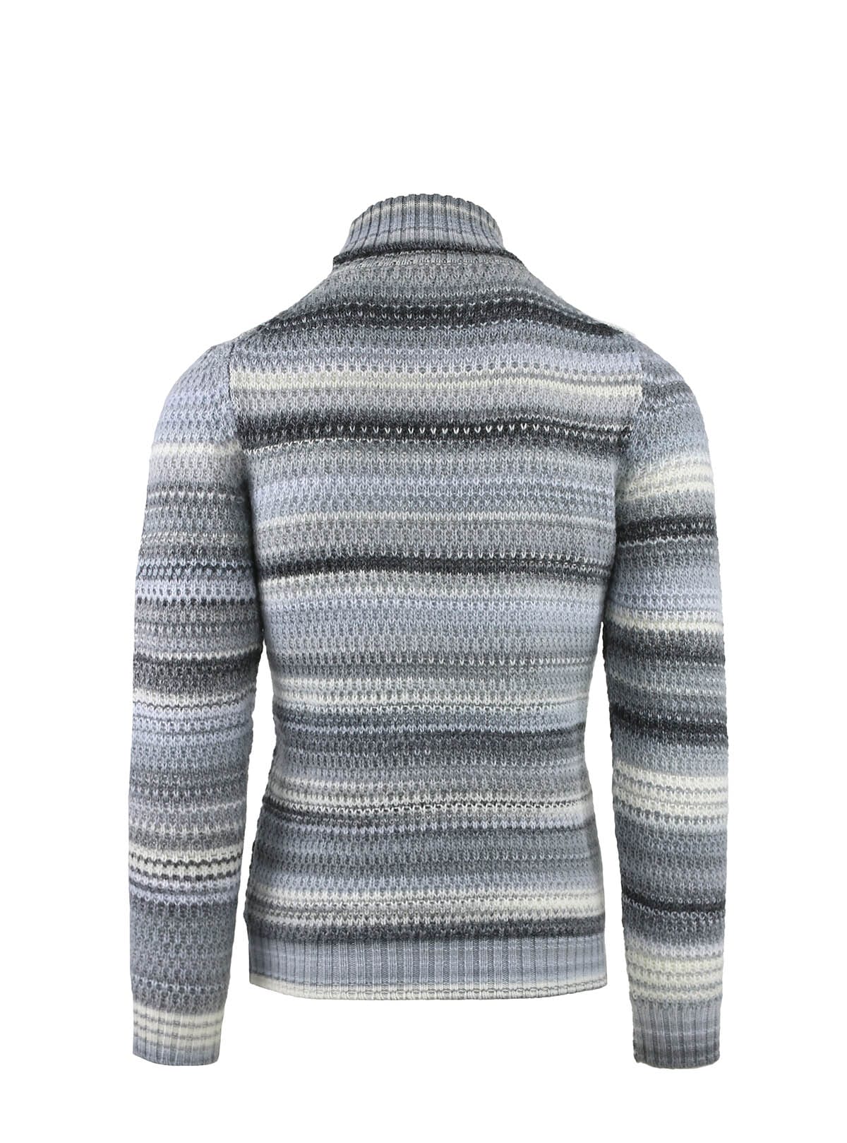 SWEATER WITH CORN WORK AND PRINTED YARN