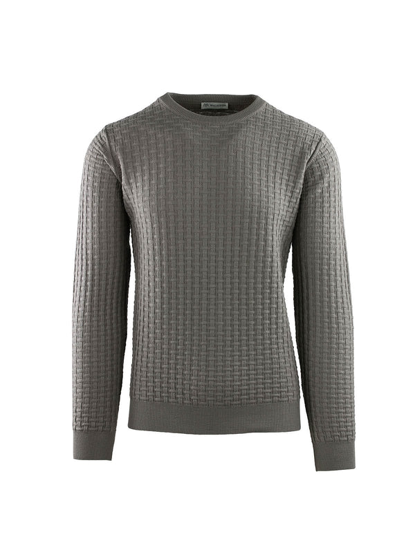 RIBBED CREW NECK LINKS