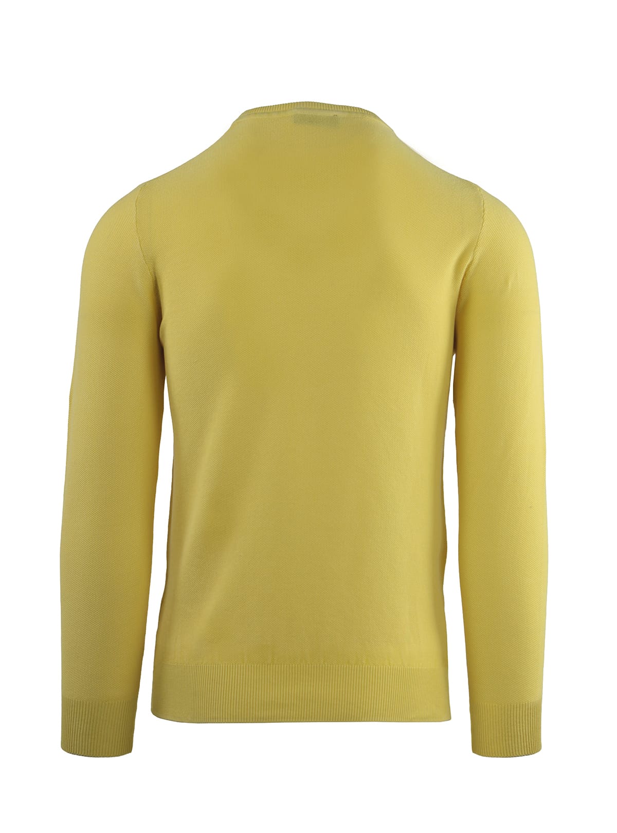LONG SLEEVE CREW NECK WITH RICE GRAIN STITCH
