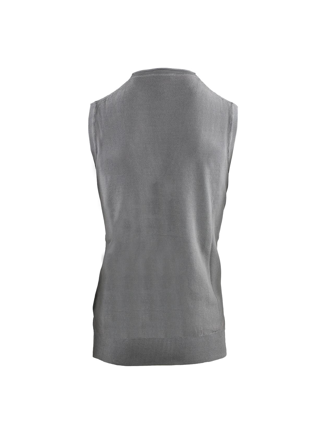 VEST WITH RICE GRAIN BUTTONS