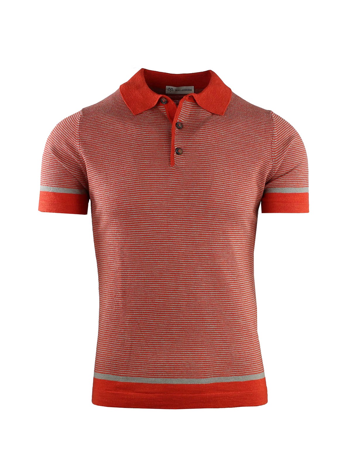 THIN STRIPED SHORT SLEEVE POLO