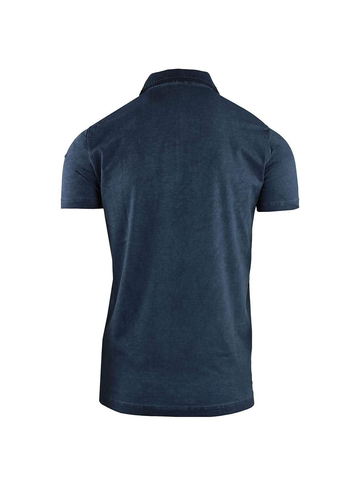 SHORT SLEEVE POLO IN COLD DYE JERSEY
