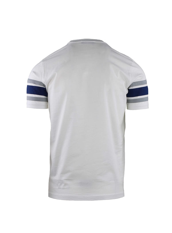 MERCERIZED COTTON T-SHIRT WITH CONTRASTS