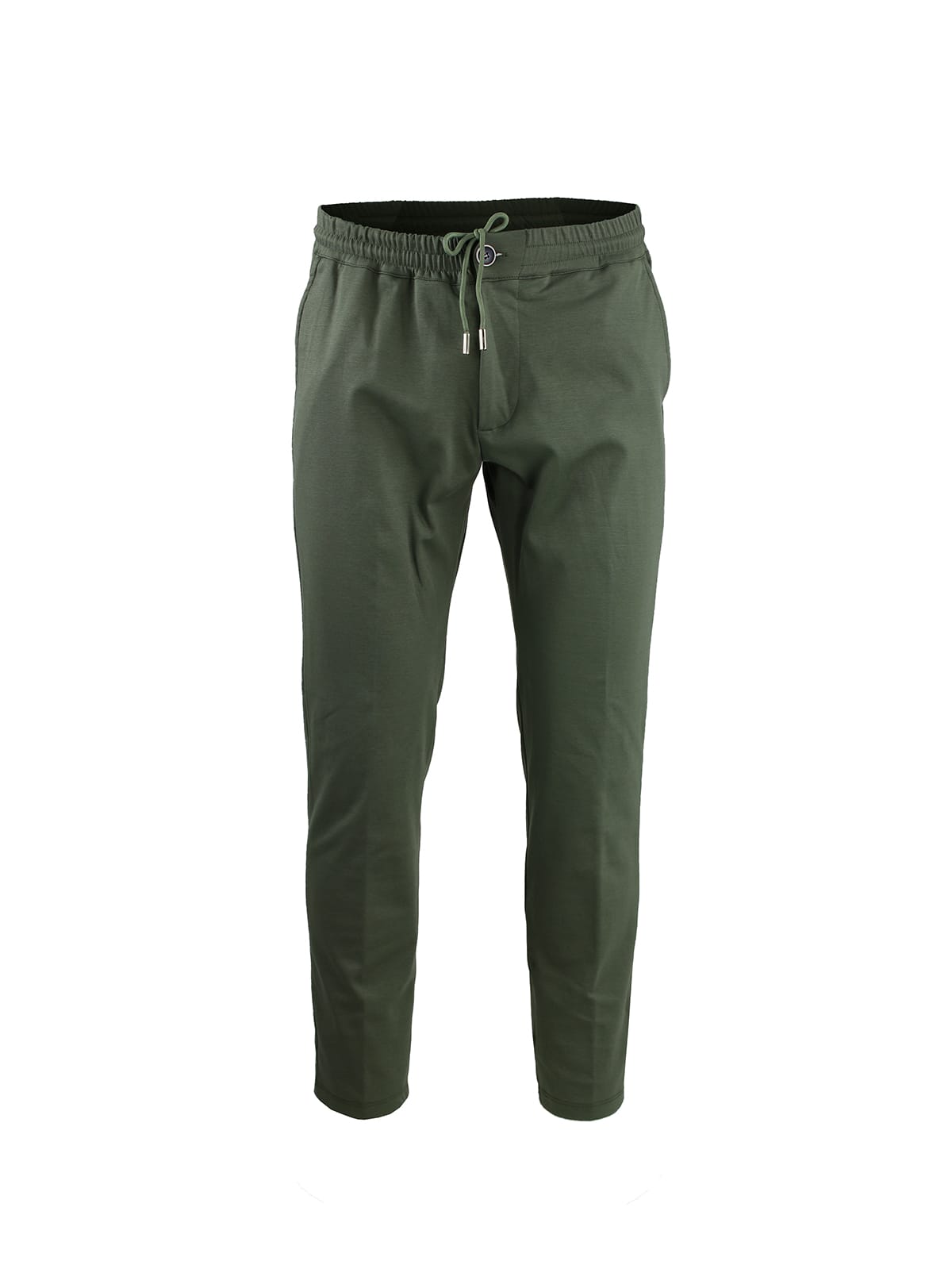 PANTS WITH DRAWSTRING IN MILANO STITCH