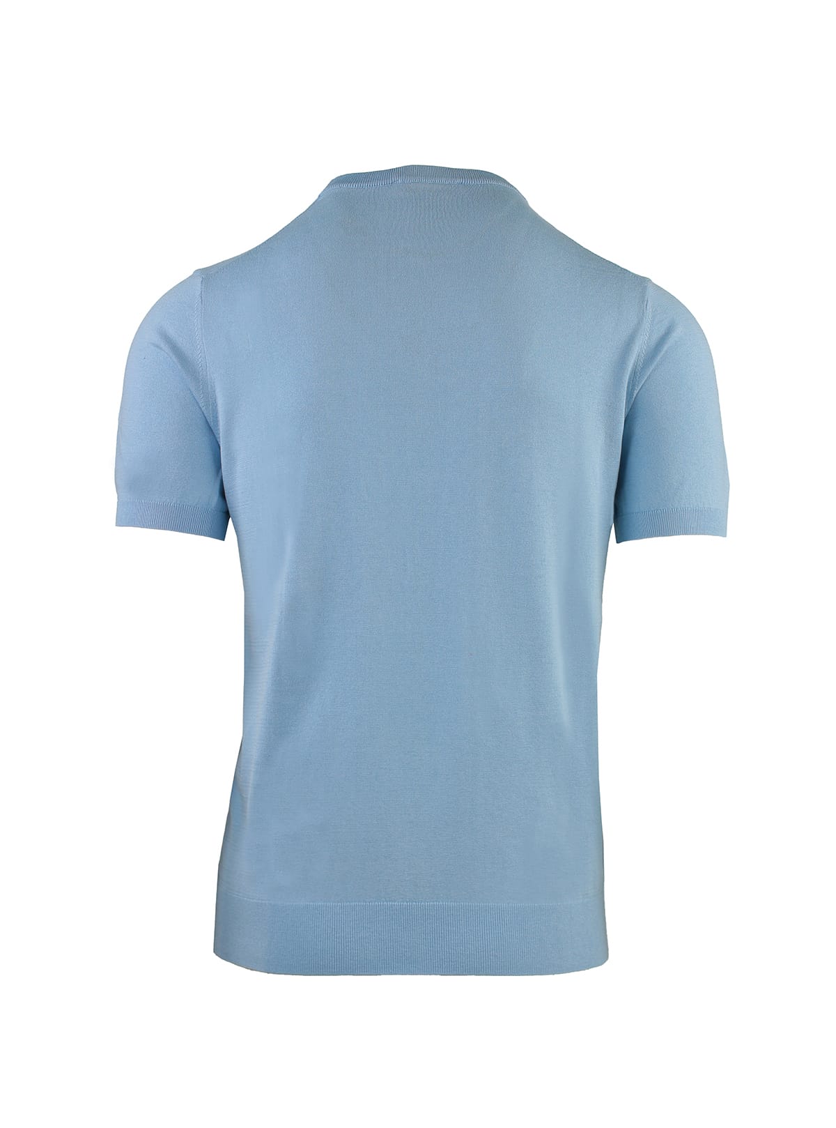 CREW NECK SHORT SLEEVE IN COTTON AND SILK