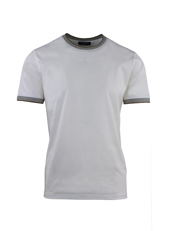 SHORT SLEEVE T-SHIRT IN MERCERIZED FABRIC