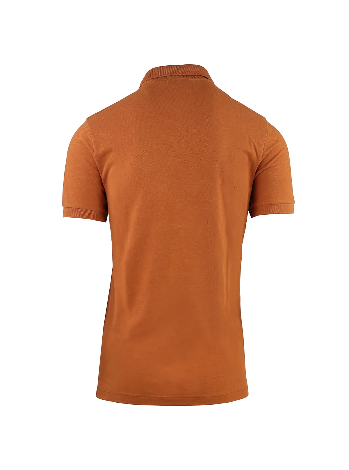 KORTE MOUW POLO IN PIQUET MET CONTRAST OP DE KRAAG