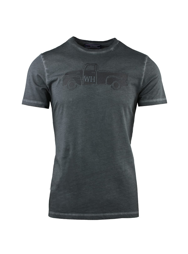 PICK-UP PRINT T-SHIRT COOL DYED